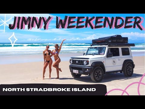 NEW SUZUKI JIMNY SET-UP - 4WD Beach camping on Stradbroke Island, Queensland.