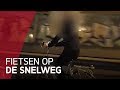 Fietsers gaan de snelweg op: 'Jij fietst gewoon in de tunnel?'