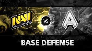 Base defense by Na`Vi vs Alliance @ D2CL S4