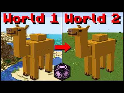 Insane Minecraft Trick: Transfer Structures Across Worlds!