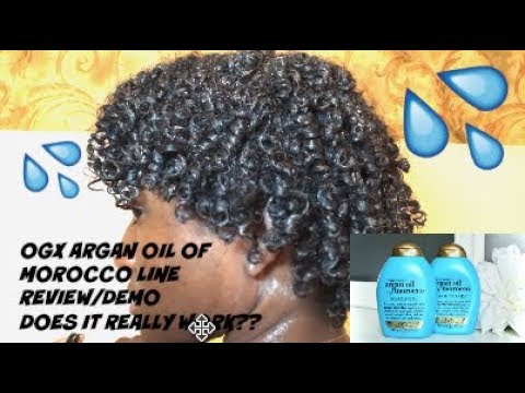 OGX ARGAN OIL OF MOROCCO LINE | REVIEW/DEMO | DOES IT...