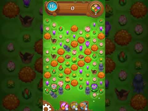 blossom blast saga level 287 no boosters NEW 3stars🌟🌟🌟