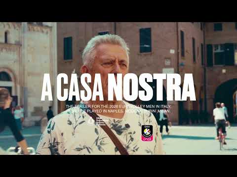 A CASA NOSTRA, il trailer di EuroVolley Maschile 2026 - Modena