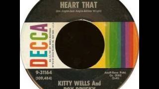 Kitty Wells / Roy Drusky ~ I Can't Tell My Heart That