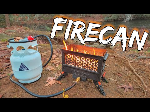 The best portable fire pit for camping!  The new Ignik Firecan & Gas Growler #overland #campfire