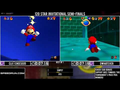CLG Cheese05 vs Dwhatever | Semi-Final | GSA 120 Star Invitational 2018 | Super Mario 64