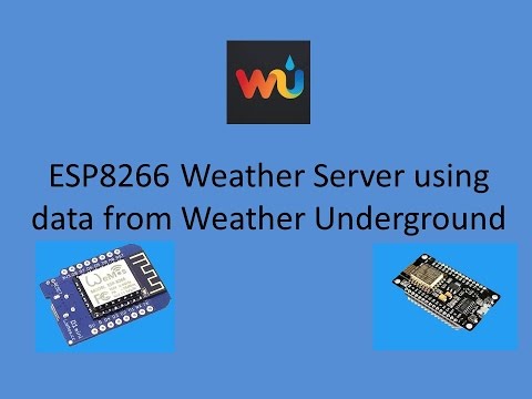 Tech Note 026 - ESP8266 Weather WebServer