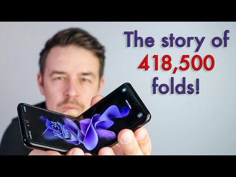 Samsung Z Flip 3 vs Humans - The Great Folding Test Time Lapse