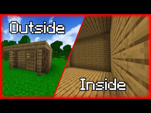 Mooshrooom! - How to Make a House Smaller Outside, Bigger Inside in Minecraft Java (1.16 - 1.17)