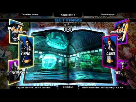 UMVC3 @ Kings of New York - Team New Jersey vs Team Brooklyn