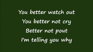 Jordan Smith - Santa Claus Is Coming to Town - LYRICS.