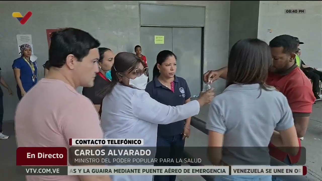 Carlos Alvarado, ministro de Salud, sobre atención a personas tras terremoto este 25 junio 2026