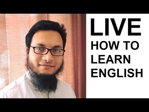 LIVE : How to Learn / Improve your English Video