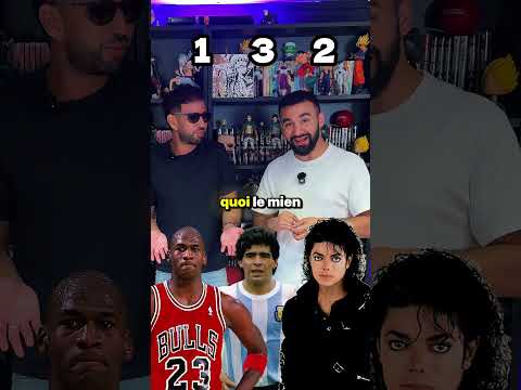 Mon personnage c’est le plus… #michaeljackson #michaeljordan #maradona