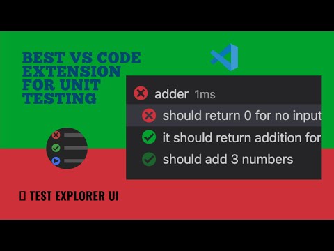 🚀Mind-blowing VS Code Extension For Unit Testing - Test Explorer UI