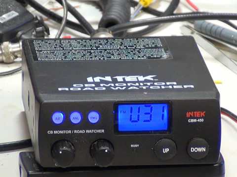 Intek CBM450 CB radio receiver - On the air test