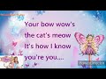 THE CAT S MEOW LYRICS KARAOKE BARBIE AS PRINCESS AND THE PAUPER