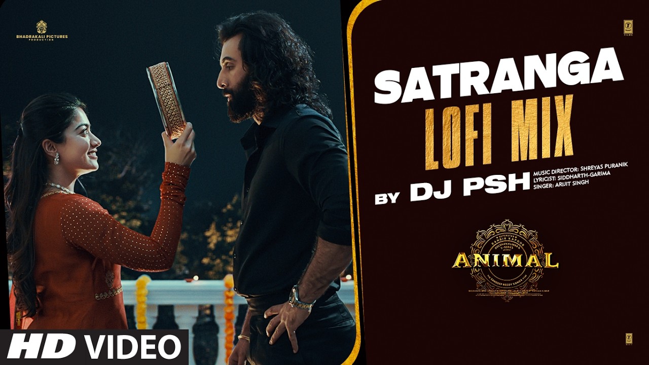 Animal: Satranga Lofi Mix | Ranbir Kapoor, Rashmika, Arijit Singh, Shreyas, Siddharth-Garima, DJ PSH