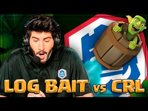 NOVO DECK DE LOG BAIT VS CRL NO CLASH ROYALE!