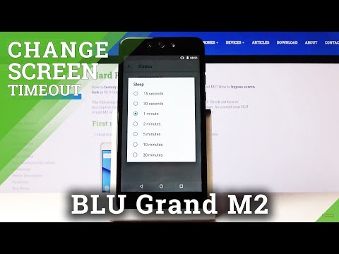 How to Change Screen Timeout in BLU Grand M2 – Screen Sleep Time