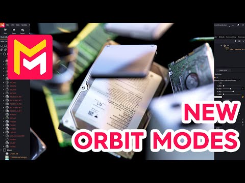 Maverick Render Product Viz Interface UI Orbit Modes Navigation