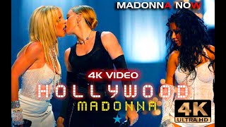 MADONNA BRITNEY SPEARS CHRISTINA AGUILERA - HOLLYWOOD - LIVE AT THE MTW VMA  2003 - 4K REMASTERED