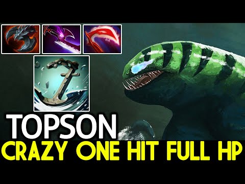TOPSON [Tidehunter] Crazy Physical Build Mid One Hit Full HP Dota 2