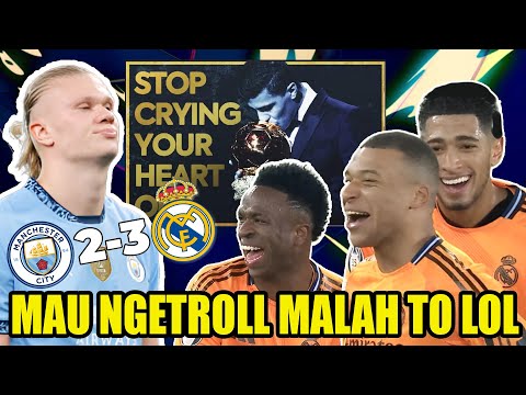 COMEBACK! REAL MADRID WINS AT MAN CITY! CITY PRETENDS TO WEAR BANNER BUT THEY PLAY WRONGLY