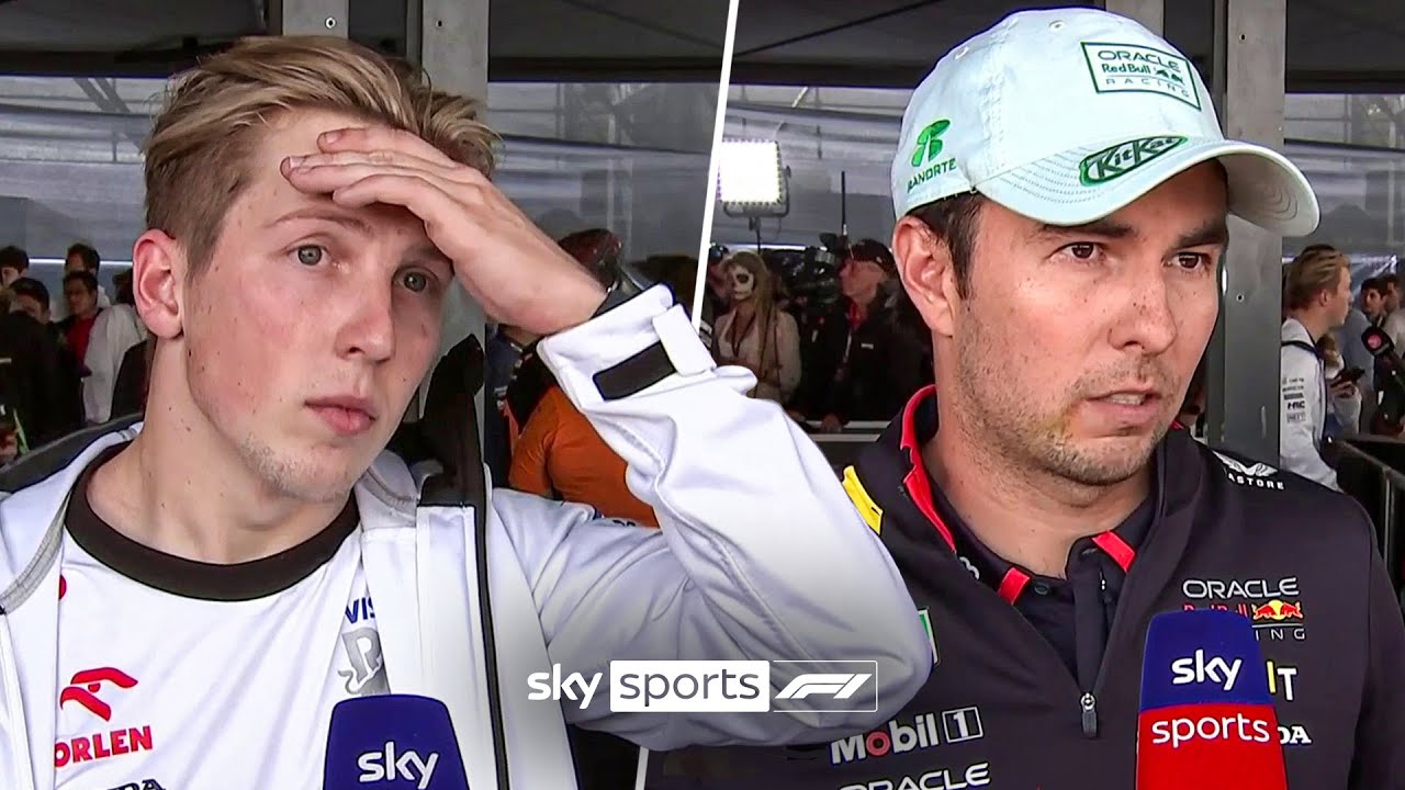 "I gave him space" 💥 "Totally avoidable" 😠 Liam Lawson & Sergio Perez on their Mexico GP CLASH