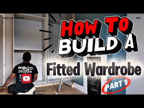 How to build a Fitted Wardrobe (part 1) #36 #fittedfurniture #fittedwardrobes #custombuilt #howto 