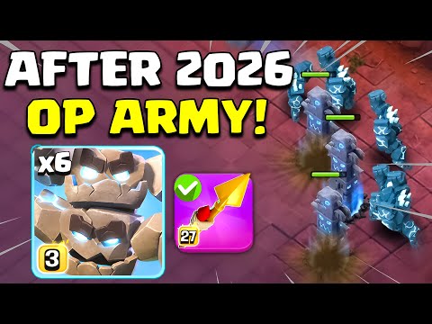 Best TH18 Attack Strategy | After Balance Change Update Meteor Golem with RC Charge Clash of Clans