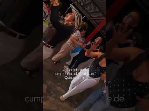 Así disfrutó el Alcalde de Quinsaloma Provincia de Los Ríos su cumpleaños #ecuador