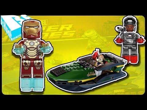 Vidéo LEGO Marvel 76006 : Iron Man : la bataille du port Extremis