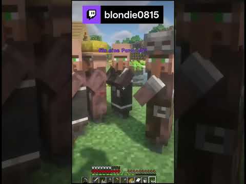 itsjustmissblondie - Villager Party? 🎉 #minecraft #twitch #clips #gaming