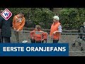 Eerste oranjefans bij Paleis Noordeinde, Prinsjesdag 2019 - OMROEP WEST