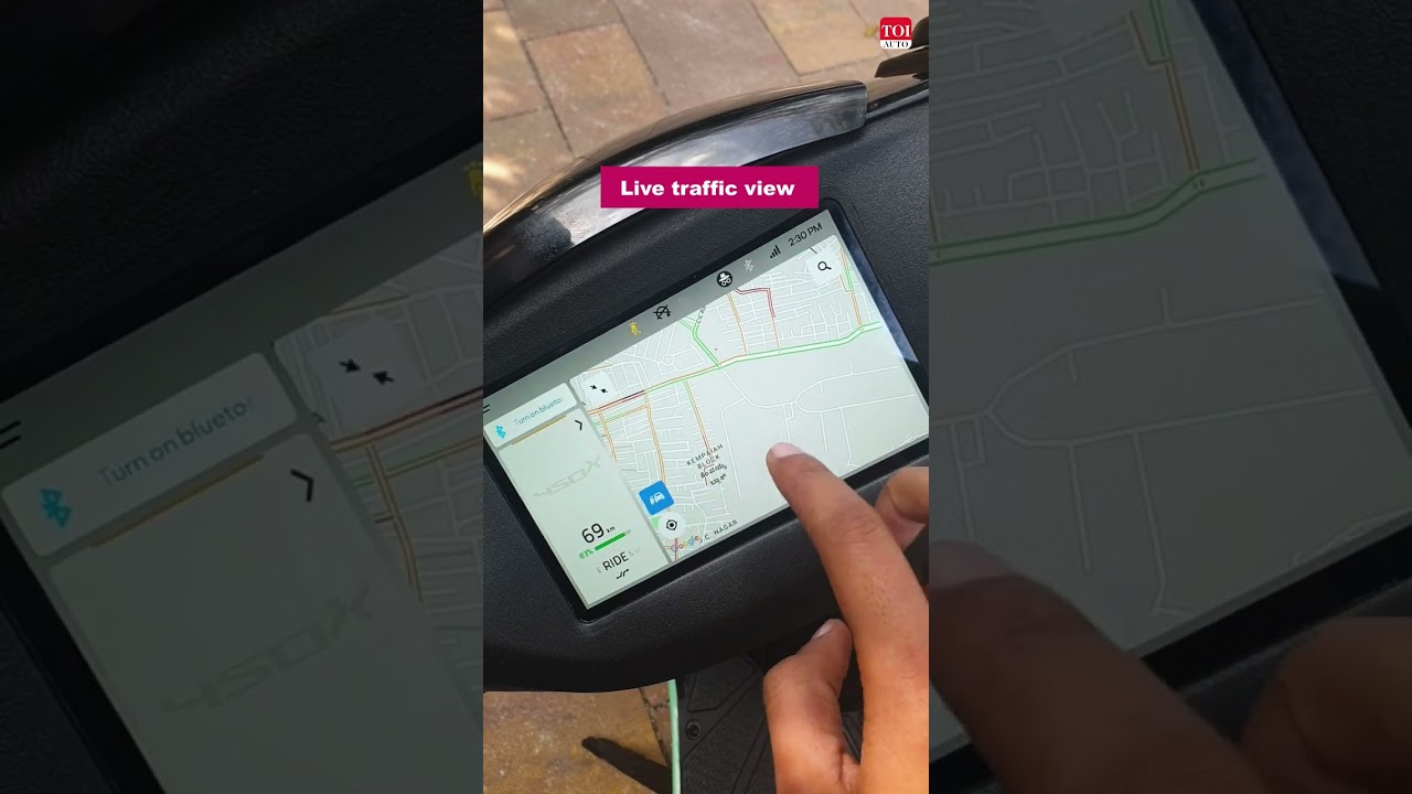 World's first scooter with Google vector maps #shorts