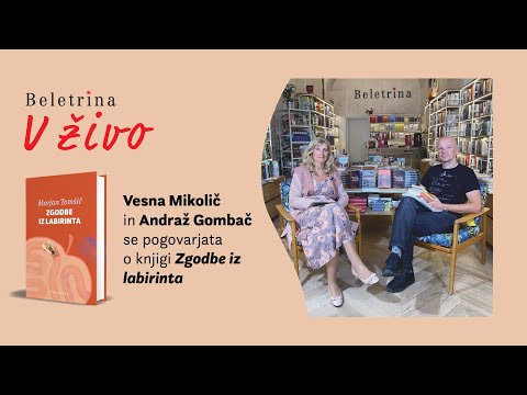 Naslovnica: Beletrina v živo: Marjan Tomšič: Zgodbe iz labirinta