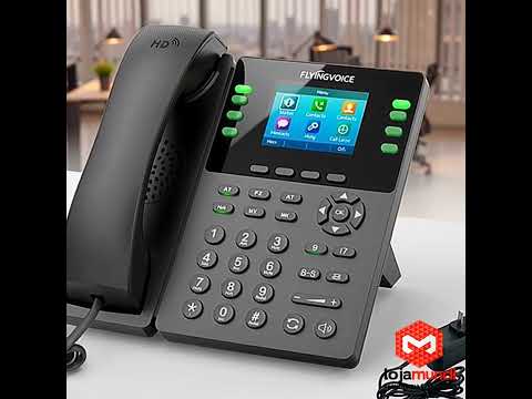 Video do produto Telefone IP Flyingvoice P23G Gigabit Wi-Fi 8 Contas SIP PoE