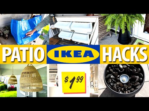 *10* IKEA HACKS for your outdoor patio… quick and easy