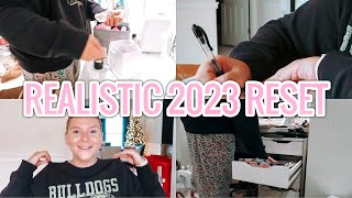 realistic 2023 reset | prepare to make 2023 my year
