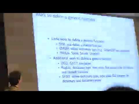 Alexey Rodriguez: Comparing Libraries for Generic Programming in Haskell