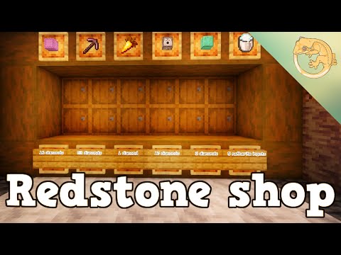 How to build a Customizable Redstone Shop for Minecraft 1.19+ (1-Wide Tileable)