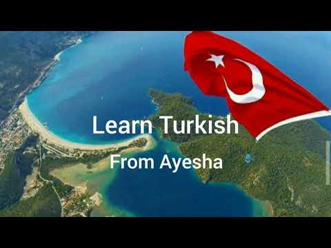 Learn Turkish in easy way (lesson 14)