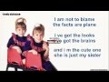 i am the cute one(lyrics) ||mary kate and ashley ...