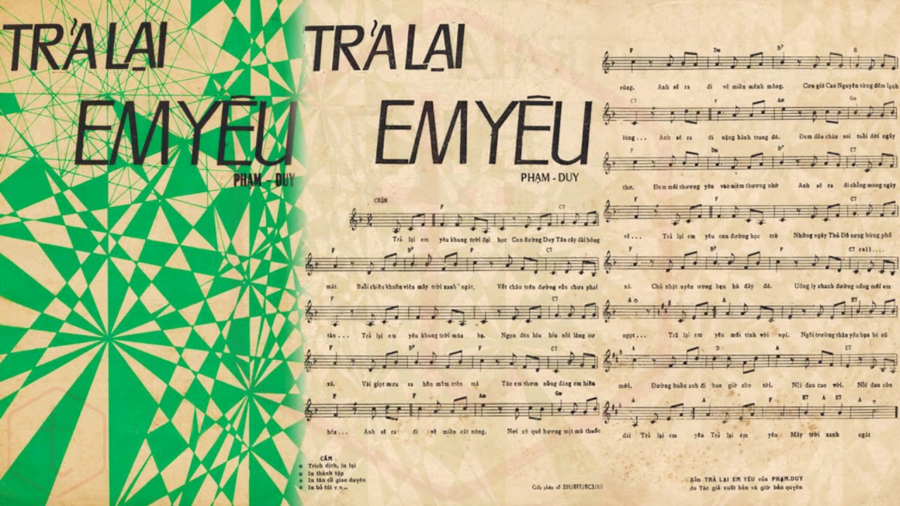 Tờ Nhạc Xưa Trước 1975