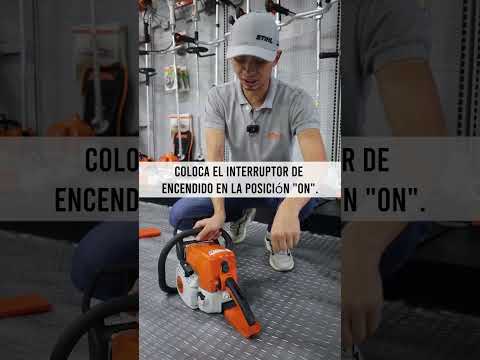 Steps to Start a Stihl MS 210 Chainsaw #shorts