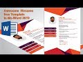 How To Create Awesome Resume Template In Ms Word 2019