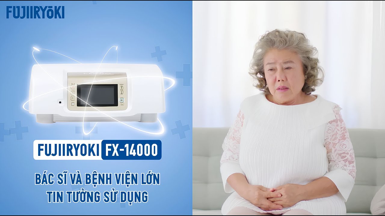 Cải thiện táo bón hiệu quả cùng máy điện trường cao áp Fujiiryoki FX-14000