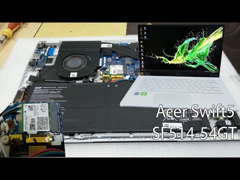 How to upgrade Ram and M 2 Acer Asprie A515 54G i7 10th GEN 2020