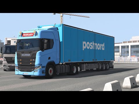 [ETS2 1.37 open beta] Euro Truck Simulator 2 - Scania NextGen R520 V8 - Trailer Vak - Cursa in Nord